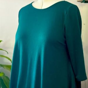 3/4 sleeve sweater dress